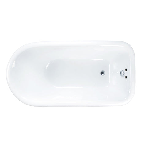 Chadwick 60" Cast Iron Roll Tub on Base