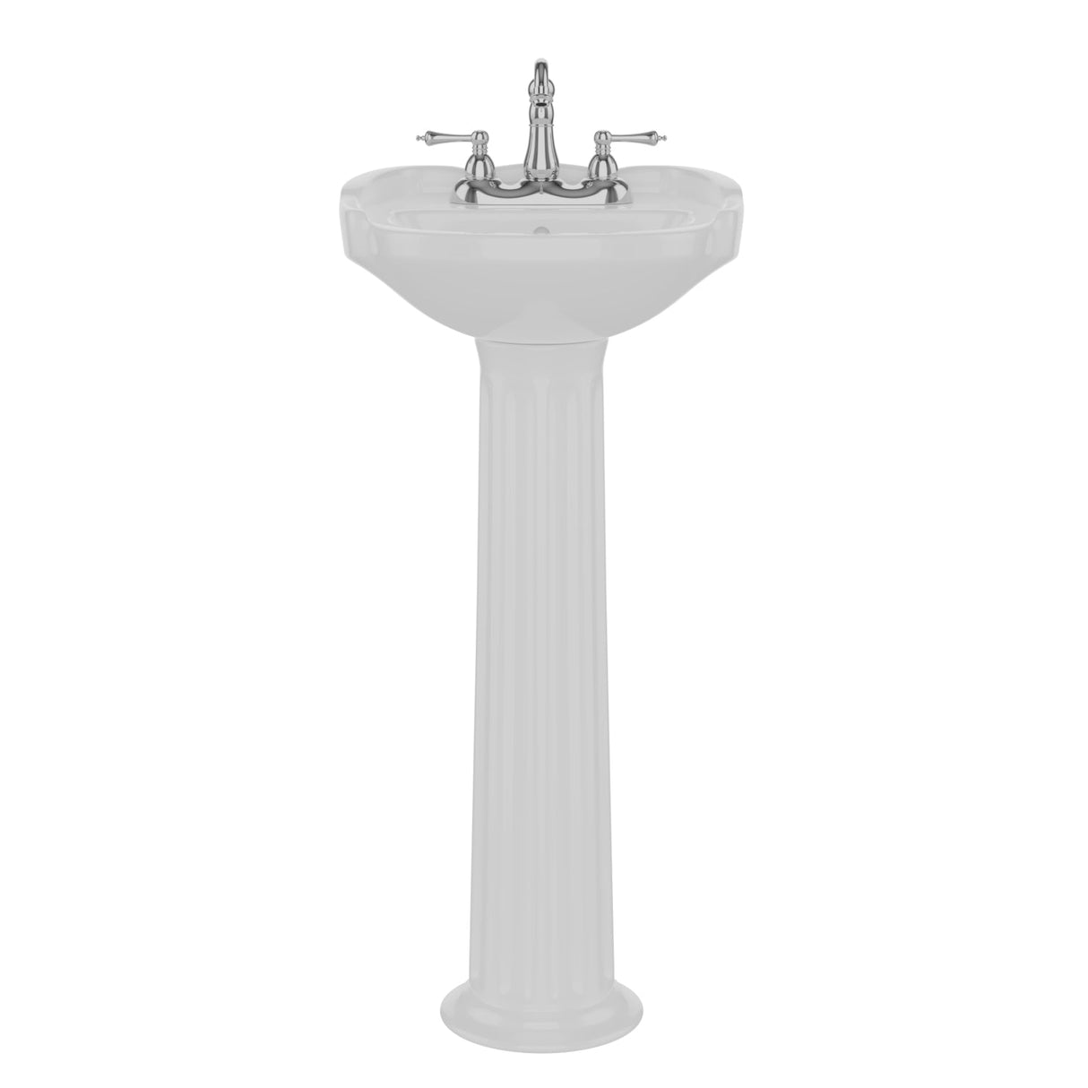 Silvi 15" Pedestal Lavatory