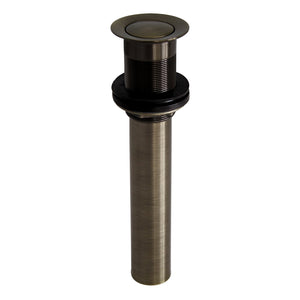 Pop-Up Drain without Overflow