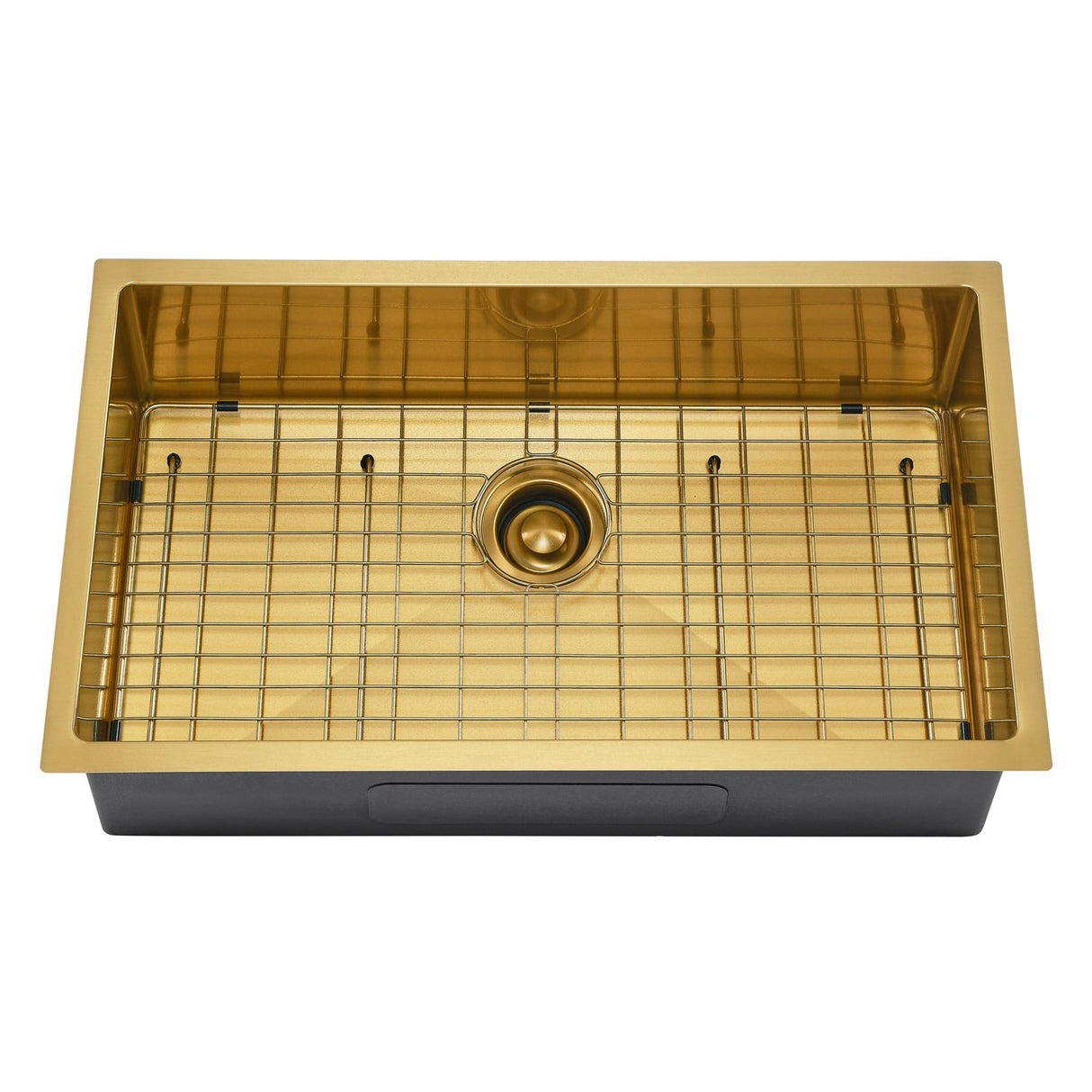 Fabyan 32" Single Bowl Gold Stainless Kitchen Sink