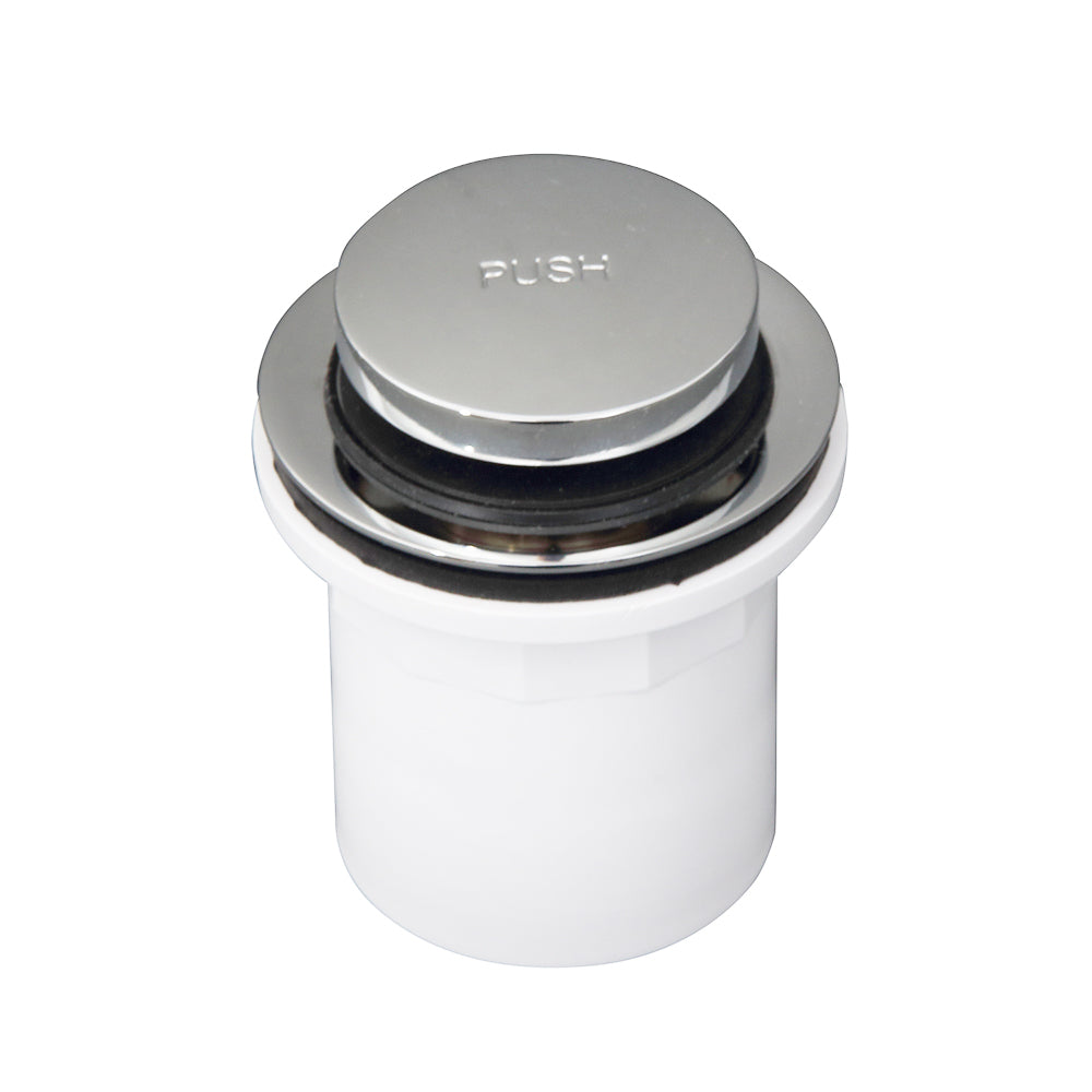 Push Button Tub Drain with PVC Adapter