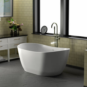 Edison 56" BARstone Freestanding Oval Tub