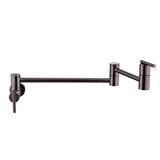 Dori Dual Handle Wall Mount Pot Filler