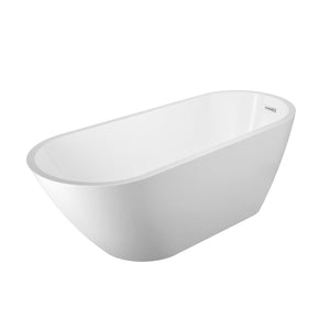 Nottingham 66" Acrylic Tub with Integrated Drain and Overflow