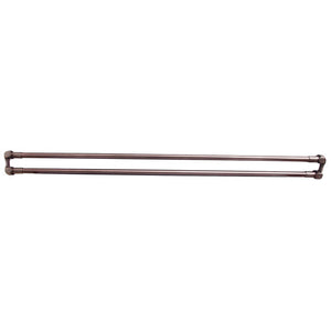 Straight Double Shower Curtain Rod