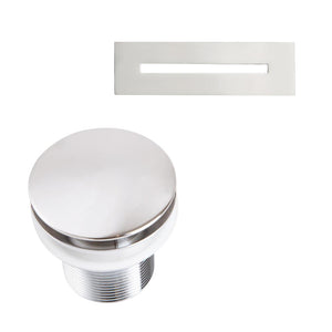 Nickelby 68" Acrylic Double Slipper Tub with Integral Drain and Overflow