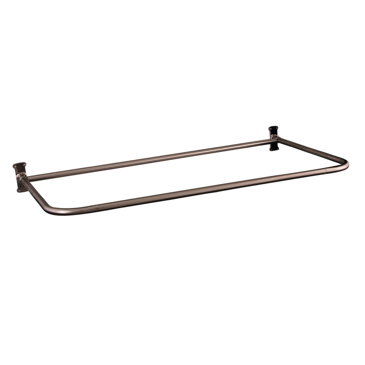 Antonio 55" Cast Iron Roll Top Tub Kit-Brushed Nickel Accessories