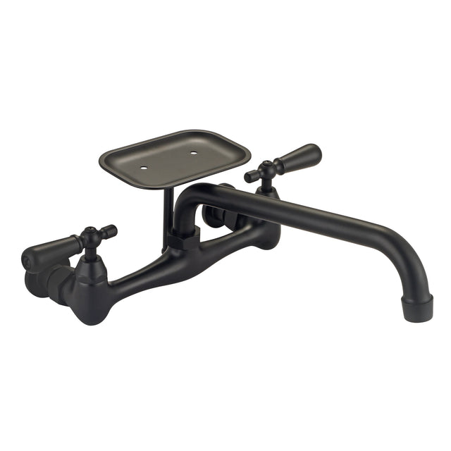 Dollie Wall Mount Kitchen Faucet with Soap Dish
