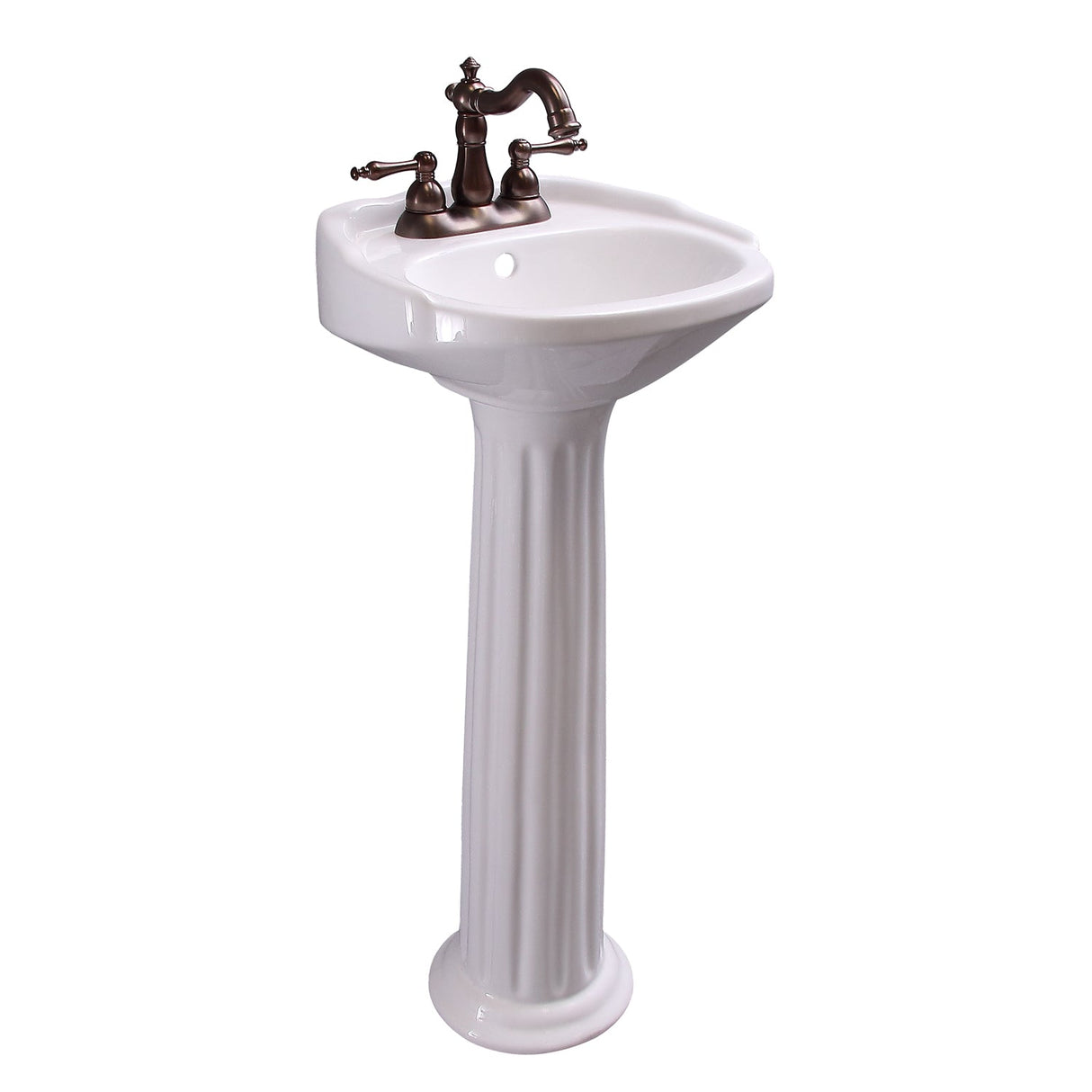 Silvi 15" Pedestal Lavatory