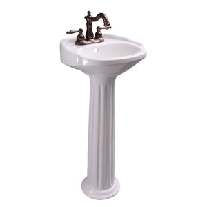 Silvi 15" Pedestal Lavatory