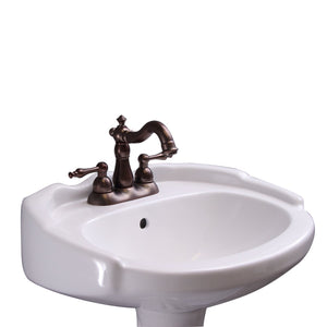 Silvi 20" Pedestal Lavatory