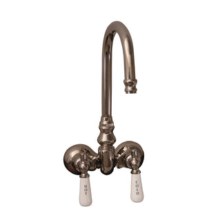 Bartlett 60" Cast Iron Roll Top Tub Kit-Polished Nickel Accessories