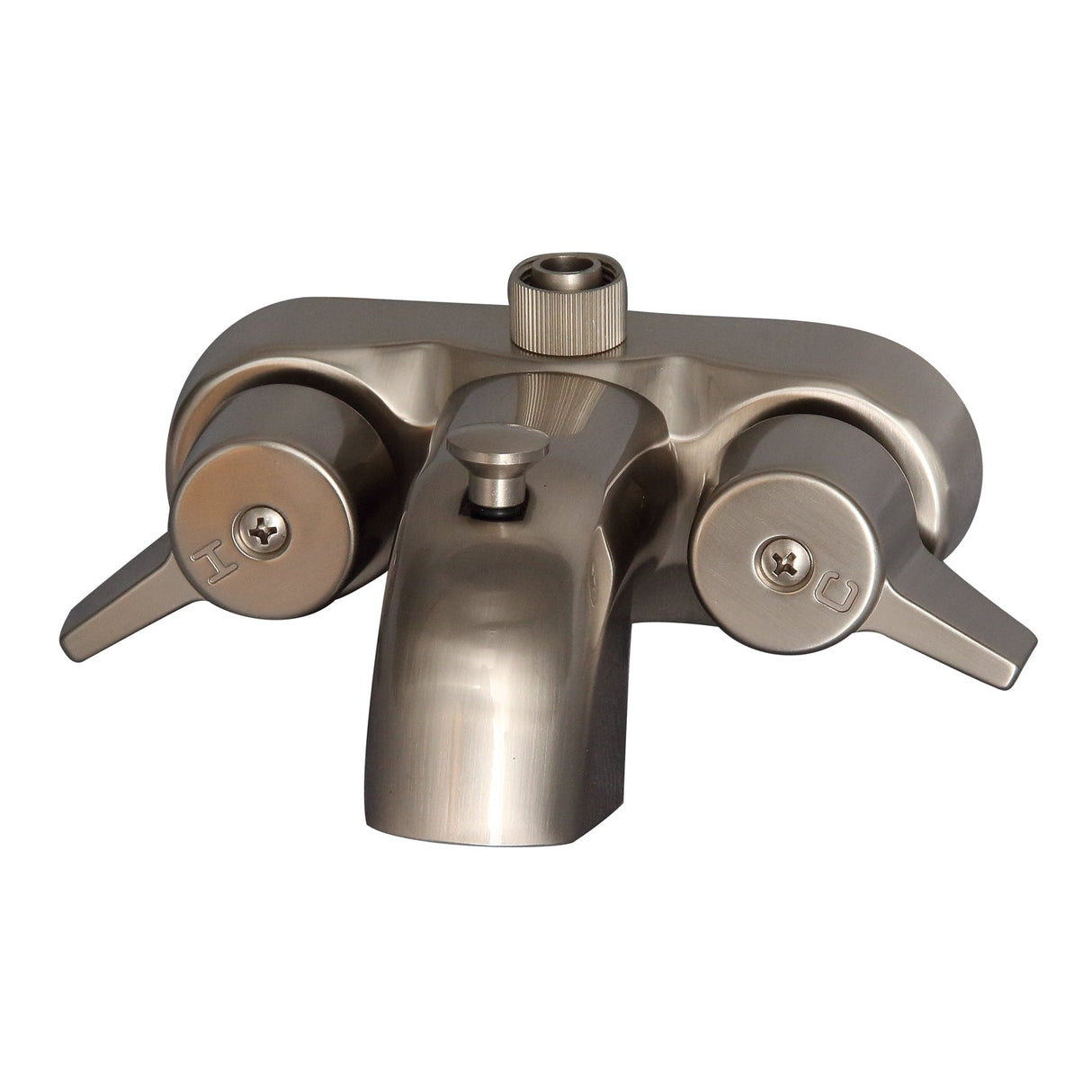 Bartlett 60" Cast Iron Roll Top Tub Kit-Brushed Nickel Accessories