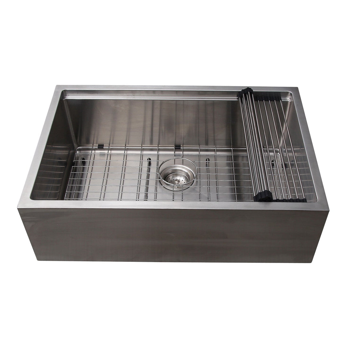 Bailey Stainless Steel Apron-Front Sink with Ledge