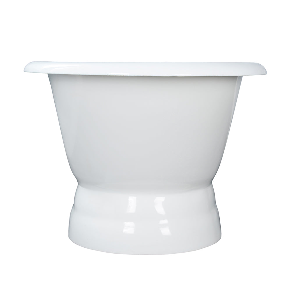 Chadwick 60" Cast Iron Roll Tub on Base