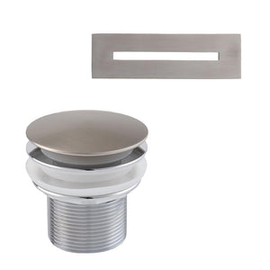 Nickelby 68" Acrylic Double Slipper Tub with Integral Drain and Overflow