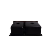 33" Otero Double Bowl Copper Apron-Front Sink