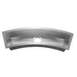 33" Wolcott Zero Radius Stainless Steel Prep Sink