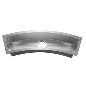 33" Wolcott Zero Radius Stainless Steel Prep Sink