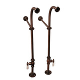 Bartlett 60″ Cast Iron Roll Top Tub Kit – Oil Rubbed Bronze Accessories