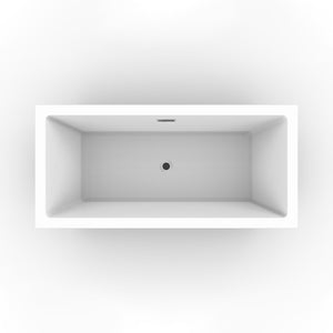 Stannard 67" Acrylic Tub with Integrated Drain and Overflow