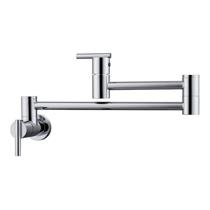 Dori Dual Handle Wall Mount Pot Filler