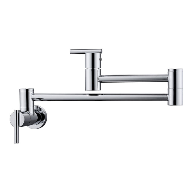 Dori Dual Handle Wall Mount Pot Filler