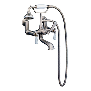Fillmore 60″ Acrylic Slipper Tub Kit in White – Brushed Nickel Accessories