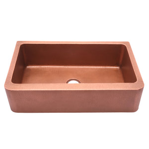 Avena Single Bowl Copper Apron-Front Sink