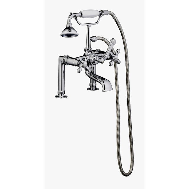 Duet 67″ Cast Iron Double Roll Top Tub Kit – Polished Chrome Accessories