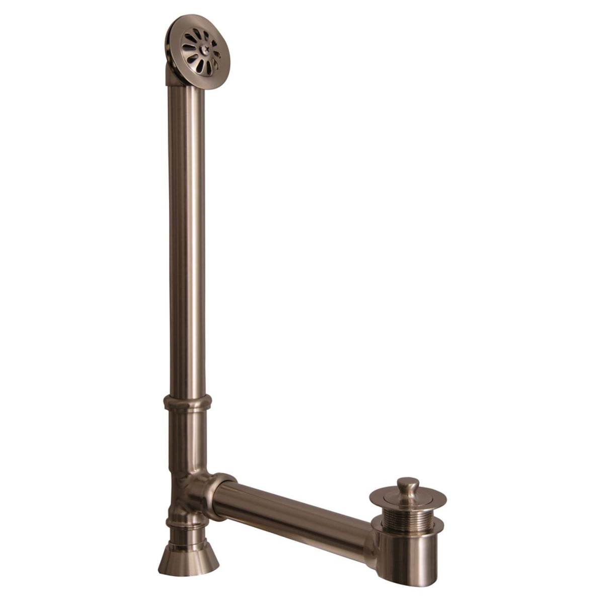 Marshall 72″ Cast Iron Double Slipper Tub Kit – Brushed Nickel Accessories