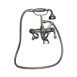 Brocton 65″ Cast Iron Roll Top Tub Kit – Polished Chrome Accessories