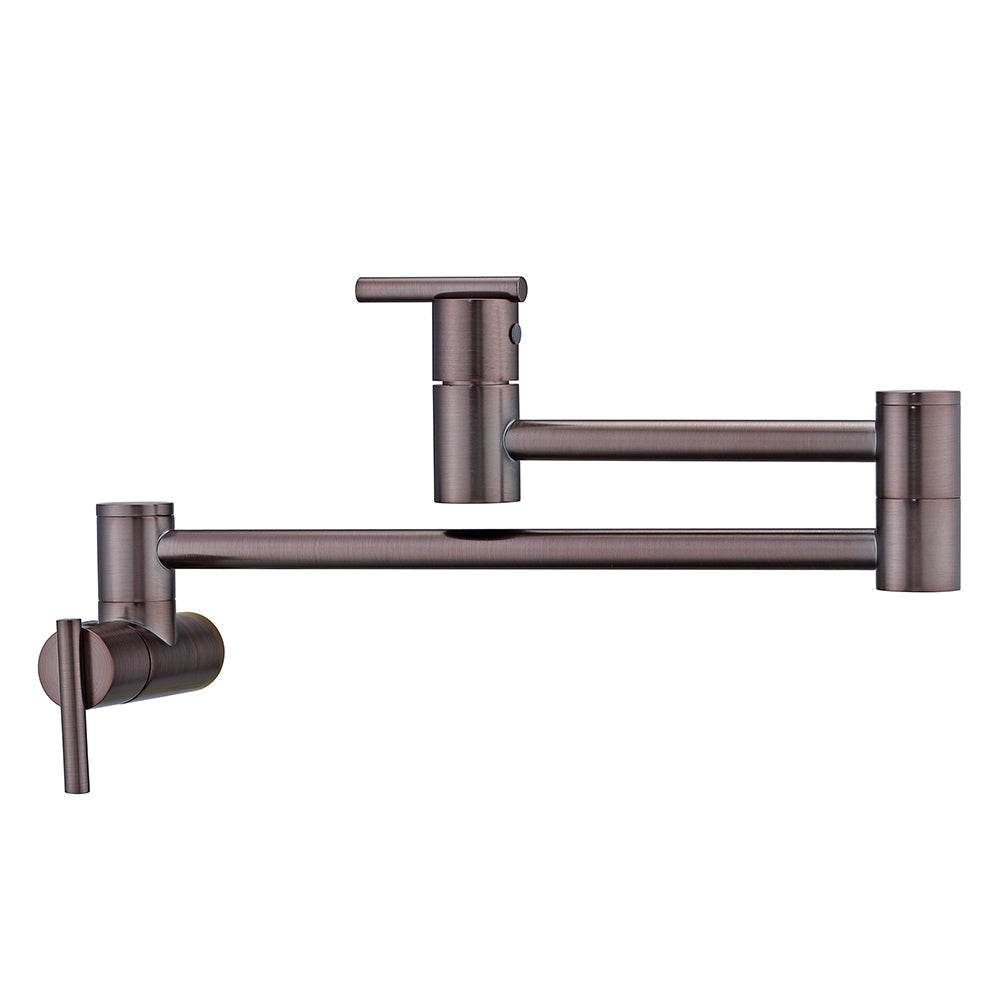 Dori Dual Handle Wall Mount Pot Filler