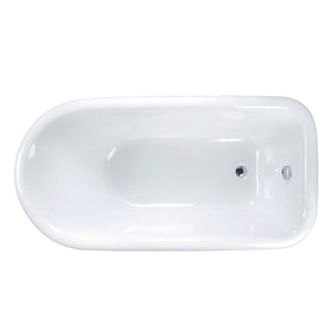 Chadwick 60" Cast Iron Roll Tub on Base