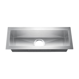 32" Whitesboro Zero Radius Stainless Steel Prep Sink