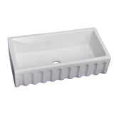 Hillary 36″ Fluted Single Bowl Apron-Front Sink