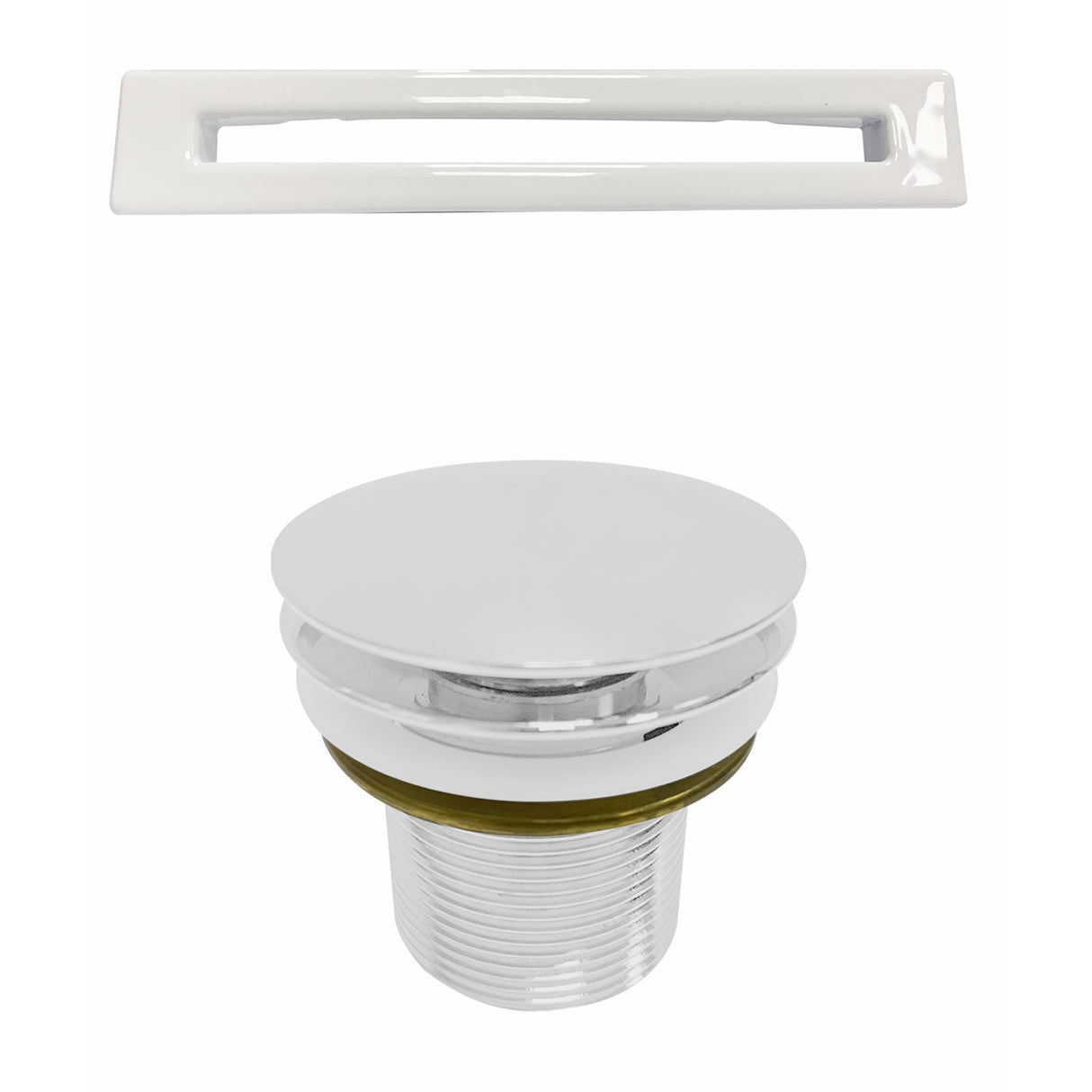 Pearl 47" Freestanding Acrylic Tub with Integral Drain