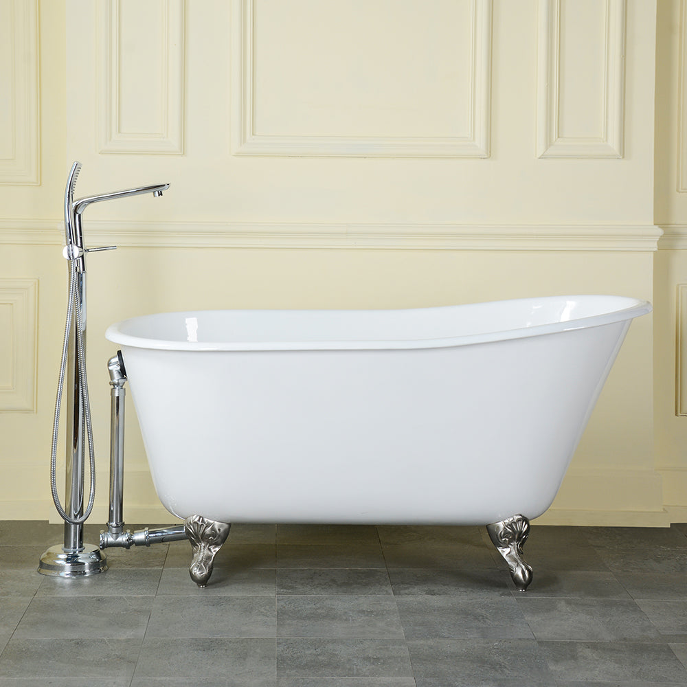 Gareth 53" Cast Iron Slipper Tub