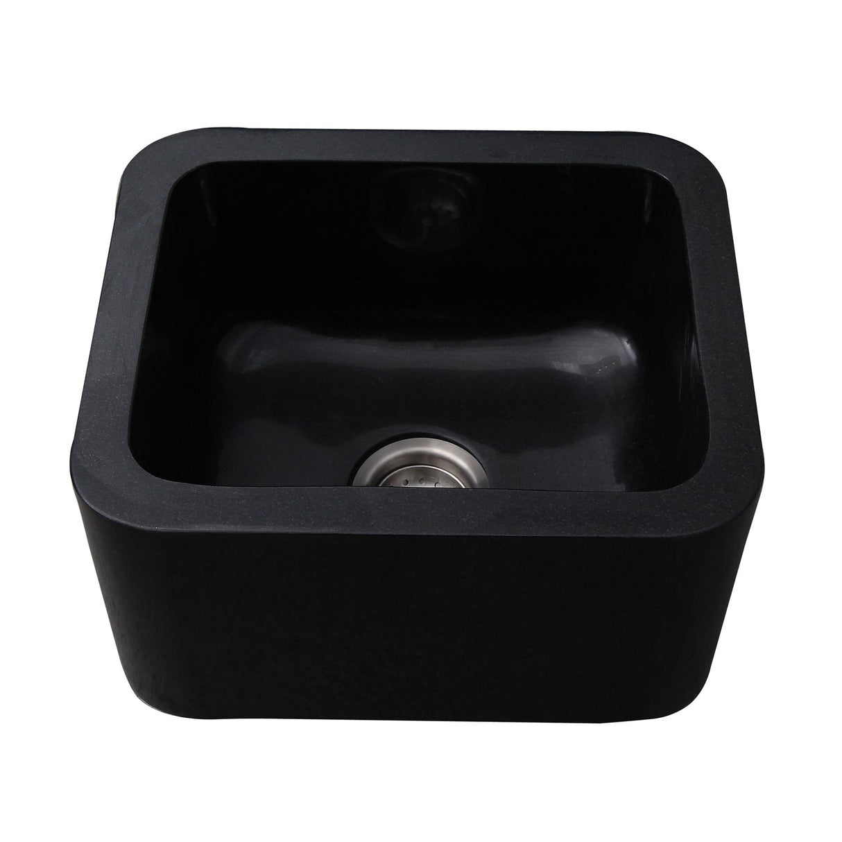 Abrams Single Bowl Granite Apron-Front Sink