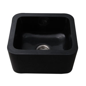 Abrams Single Bowl Granite Apron-Front Sink