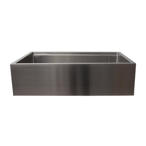 Bailey Stainless Steel Apron-Front Sink with Ledge