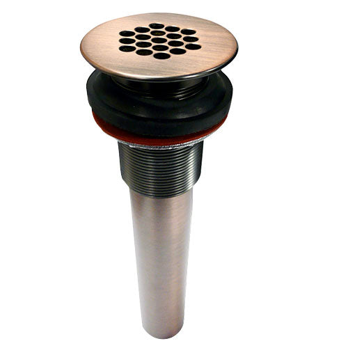 Lavatory Grid Drain without Overflow
