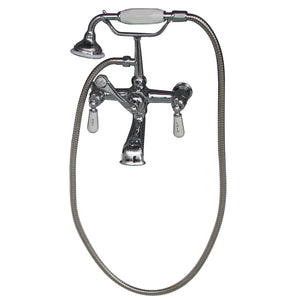Fillmore 60″ Acrylic Slipper Tub Kit in White – Polished Chrome Accessories