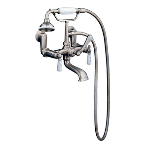Antonio 55″ Cast Iron Roll Top Tub Kit – Brushed Nickel Accessories