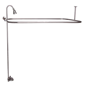 Bartlett 60" Cast Iron Roll Top Tub Kit-Polished Nickel Accessories