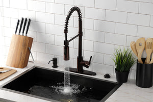 Gourmetier LS8775DL Concord Single-Handle Pre-Rinse Kitchen Faucet, Oil Rubbed Bronze
