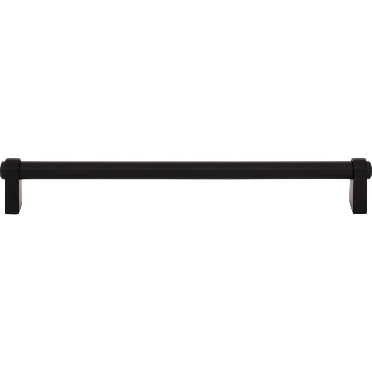 Top Knobs TK3214 Lawrence Pull 8 13/16 Inch Center to Center - Flat Black