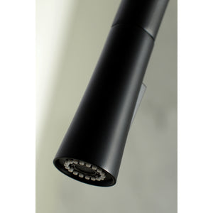 Gourmetier LS2720NYL New York Single-Handle Pull-Down Kitchen Faucet, Matte Black