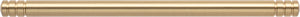 Atlas Homewares Griffith Pull 6 5/16 Inch (c-c) Warm Brass