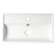 ALFI brand ABC122 White 22" Rectangular Wall Mounted Ceramic Sink with Faucet Hole
